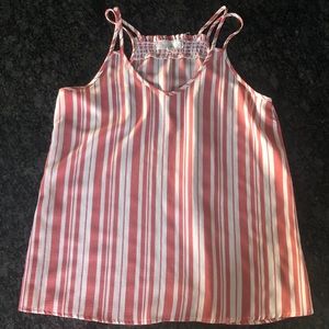 Pink Striped tank top